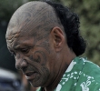 Maori tatuato in viso